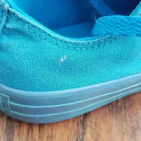 Converse Chuck Taylor All Star Lo Top Blue Sneaker M4 W6 - Picture 7 of 9